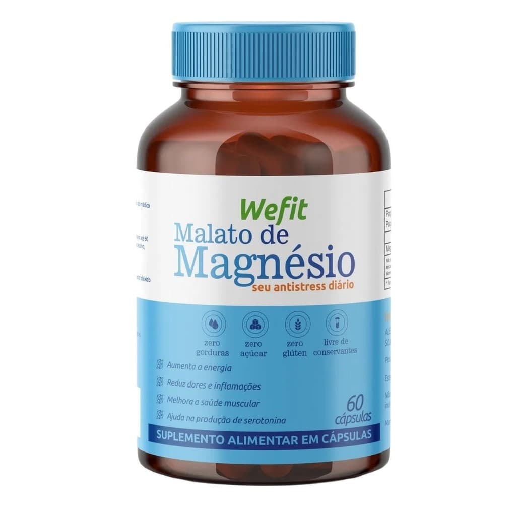Malato de Magnesio 60 Cápsulas - WeFit