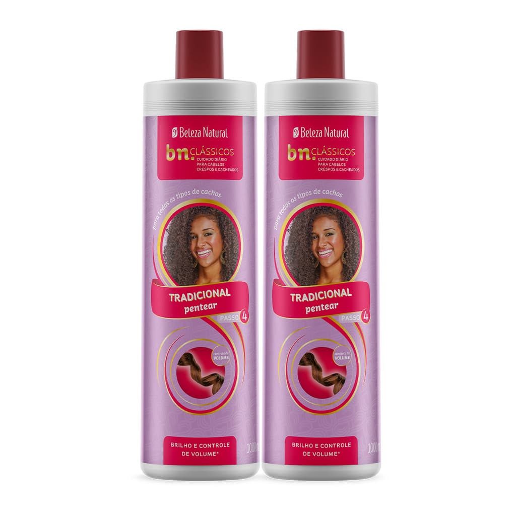 Creme de Pentear para Cachos Tradicional 1l bn.Cachos (2 itens)