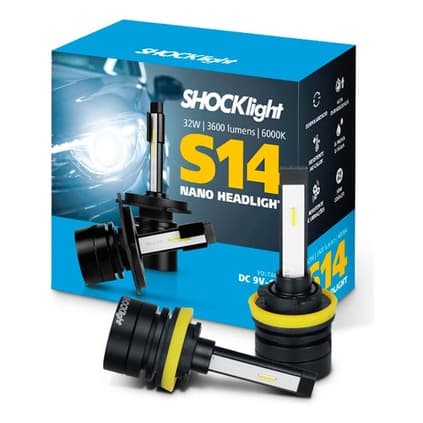 LAMPADA LED HEADLIGHT S14 NANO H16 6000K 12V 32W 3600LM SHOCKLIGHT