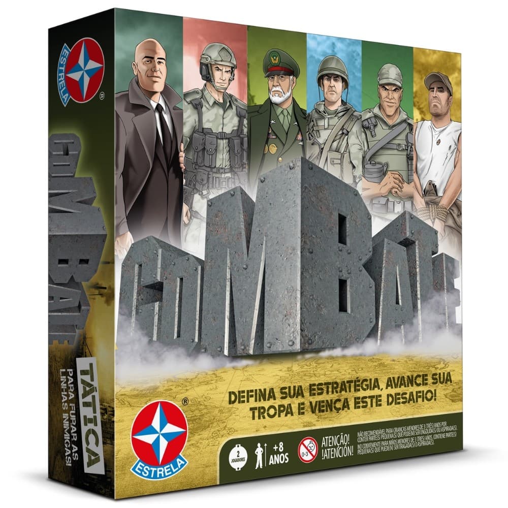JOGO DE TABULEIRO COMBATE ESTRELA BRINQUEDO MESA FAMÍLIA GAME ESTRATÉGIA ATAQUE GUERRA WAR BATALHA