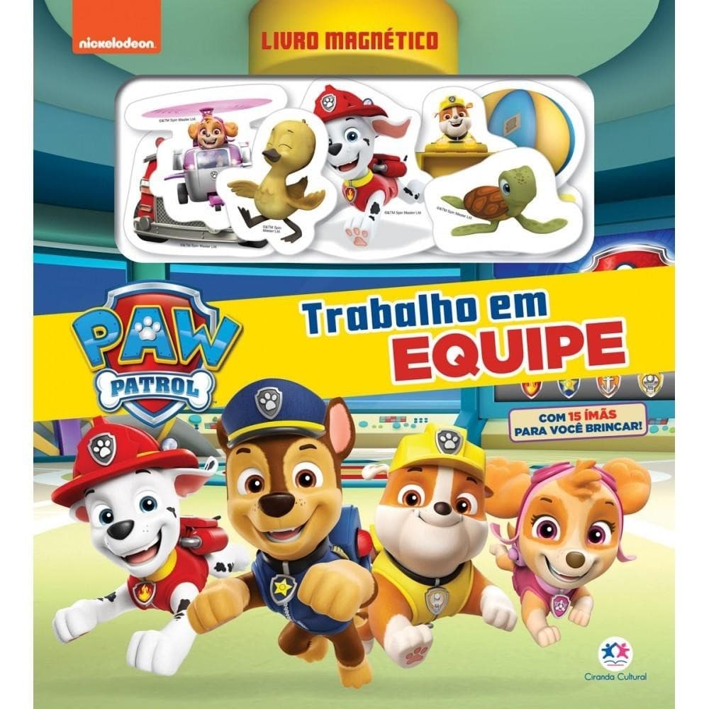Livro Patrulha Canina - Trabalho em equipe