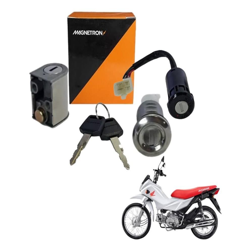 Chave Ignicao Conjunto de Travas Pop 110i 2016 2017 2018 2019 2020 Original Magnetron