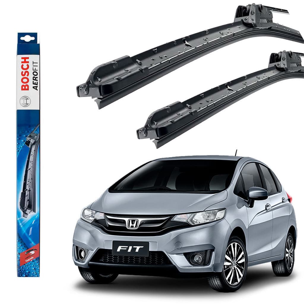 Kit de Palheta Dianteira Fit 2015 A 2017 Original Bosch