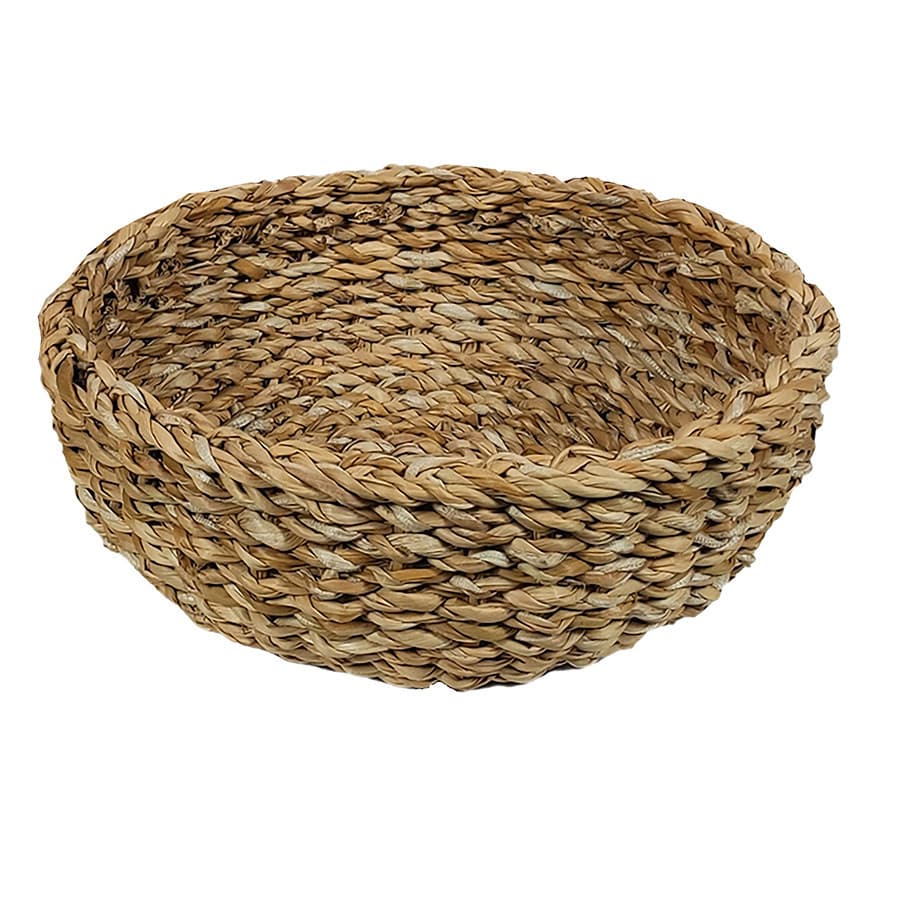 Cesta Decorativa Guarani de Seagrass - 30x30x12cm - 1 unidade - Rizzo