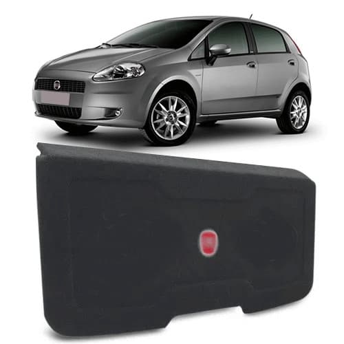 Tampão Porta Malas Fiat Punto 2007 a 2017 R-Acoustic Bagagito Carpete Grafite