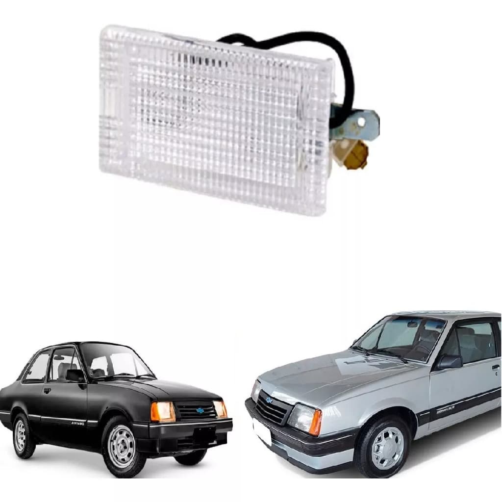 Lanterna Teto Monza Porta Malas Chevette Monza com Led