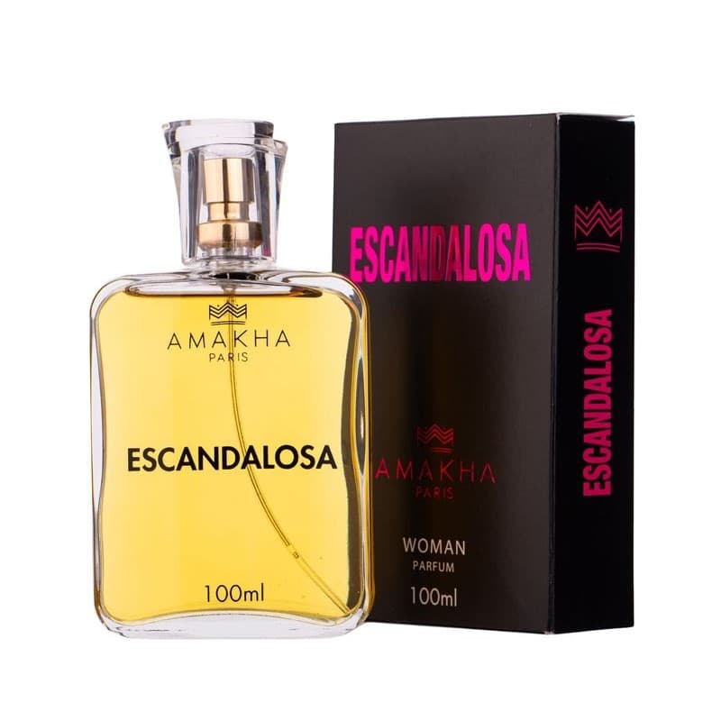 Perfume Feminino Escandalosa 100ml Amakha Paris - Floral Marcante - Alta Projeção
