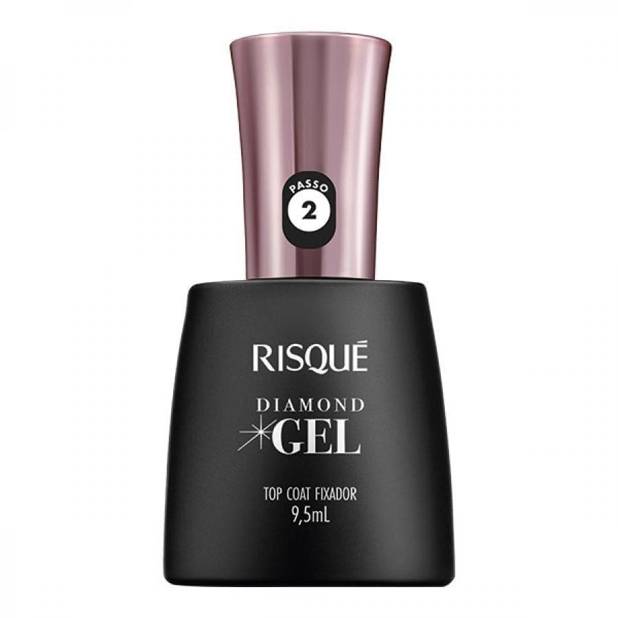 Esmalte Risque Diamond Gel Top Coat Fixador 9,5Ml