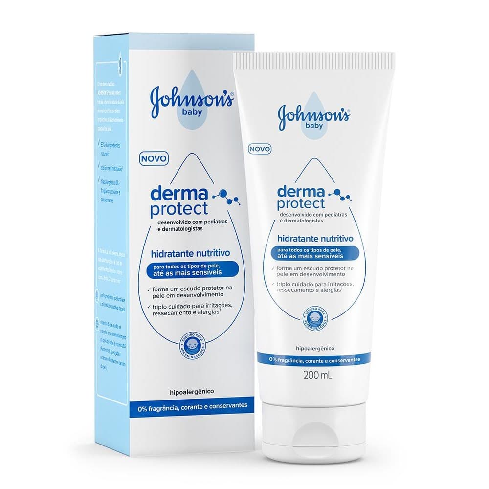 Hidratante Nutritivo Derma Protect Johnson's Baby 200ml