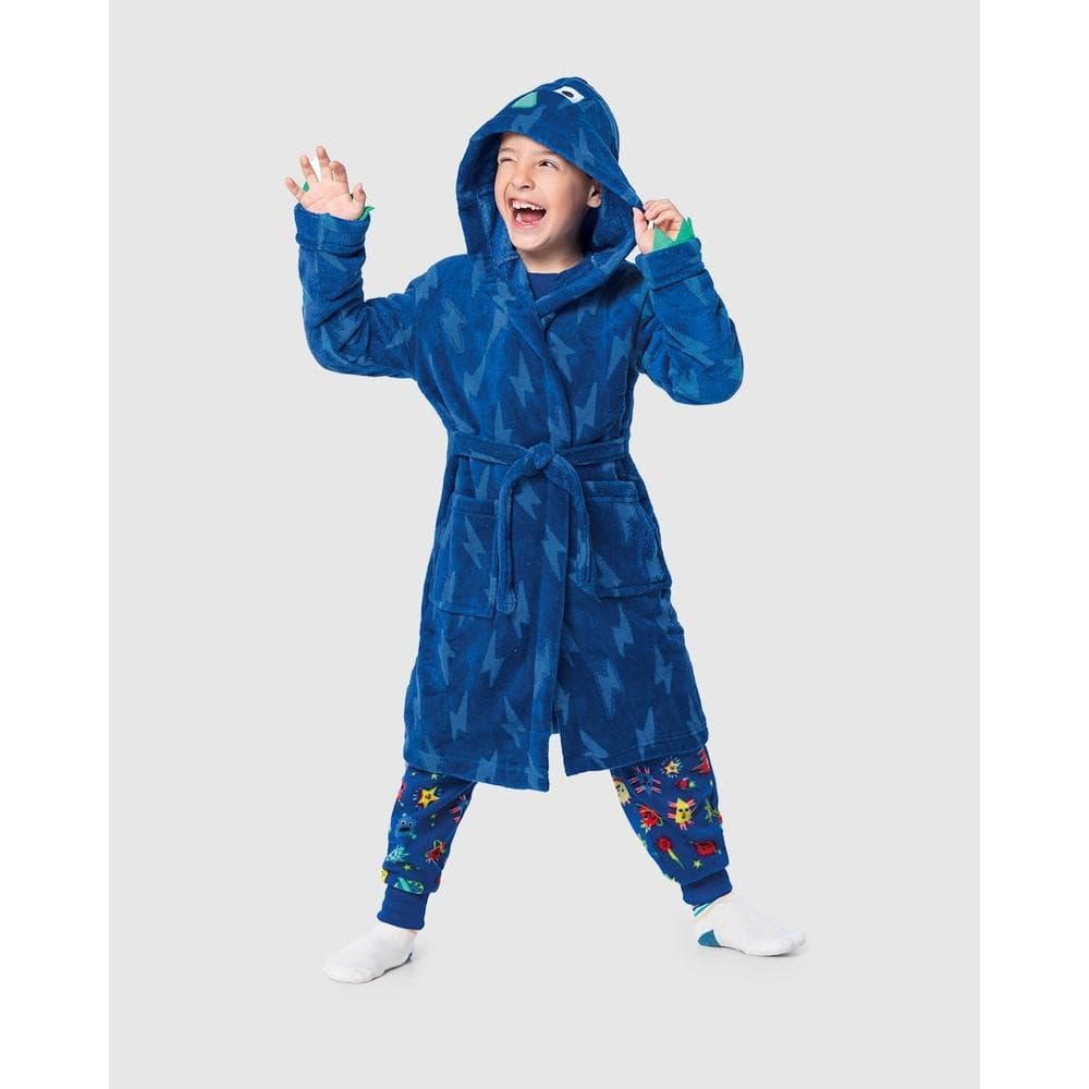 Roupão Infantil Unissex Com Aplique Em Fleece Malwee Kids
