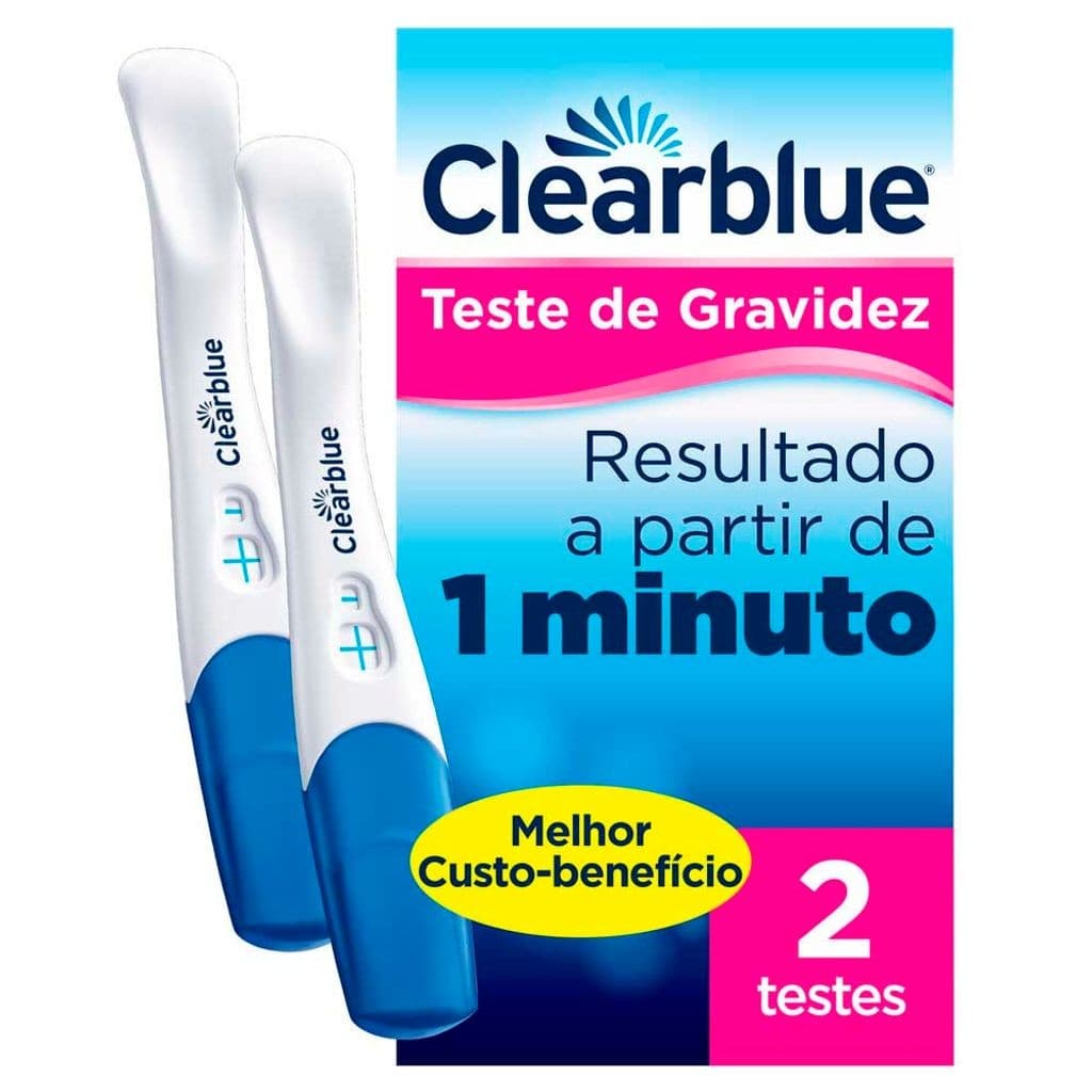 Teste de Gravidez Clearblue Detecção Rápida 2 Unidades