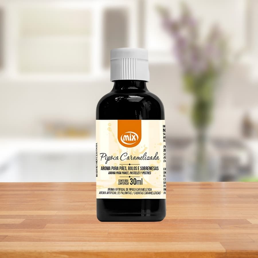 Aroma Artificial Alimentício Pipoca Caramelizada - 30ml - 1 unidades - Mix - Rizzo