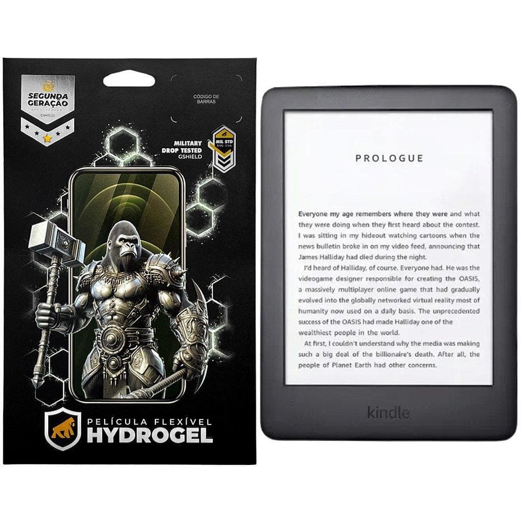 Película para Kindle Paperwhite 12ª Geração 2024 - Hydrogel Gamer Fosca - Gshield