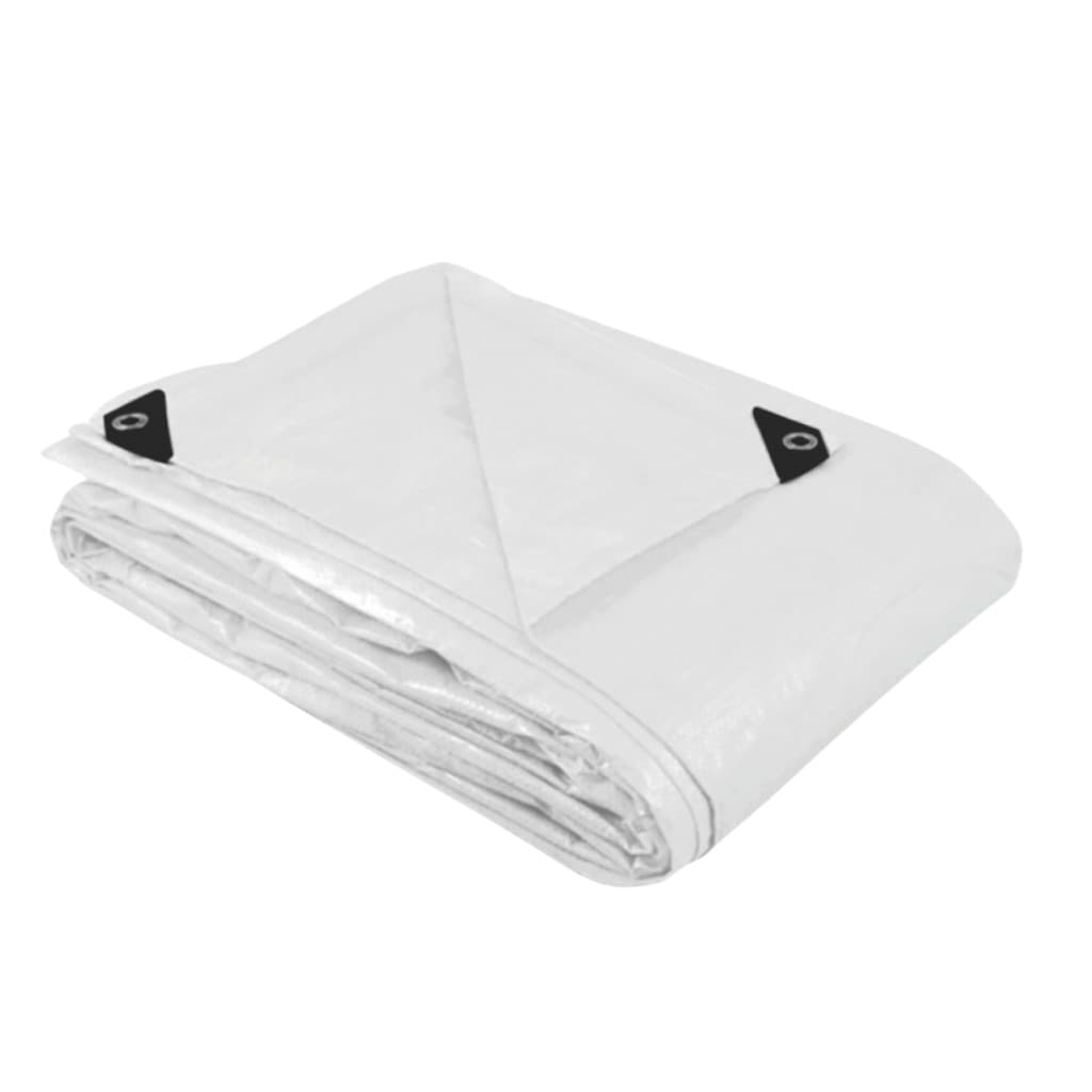 Lona de Polietileno 4x4 Metros 100g/m² 150 Micras Branco Ajax