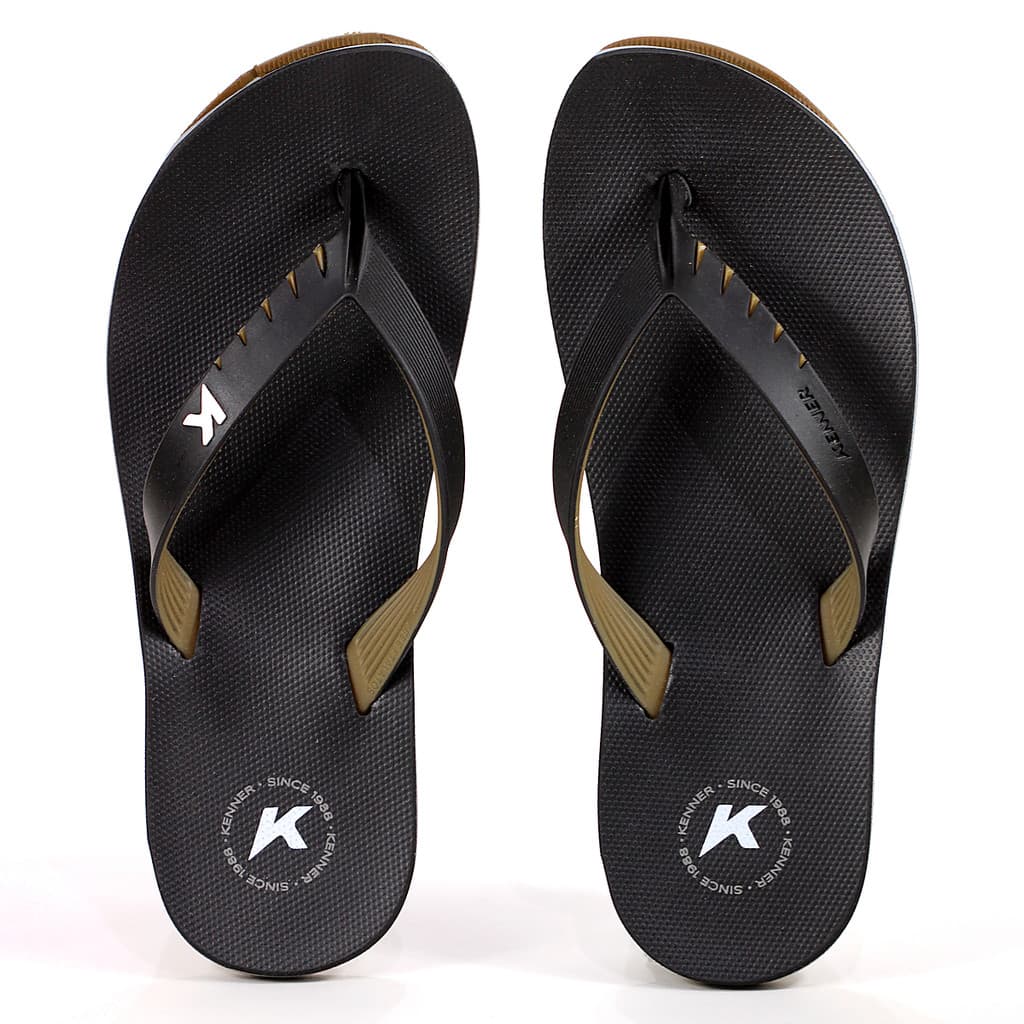 Chinelo Kenner Red Pro Preto e Marrom - Masculino