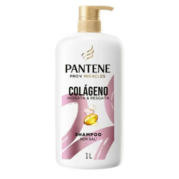 Shampoo Pantene Pro-v Miracles Colágeno Hidrata E Resgata 1l