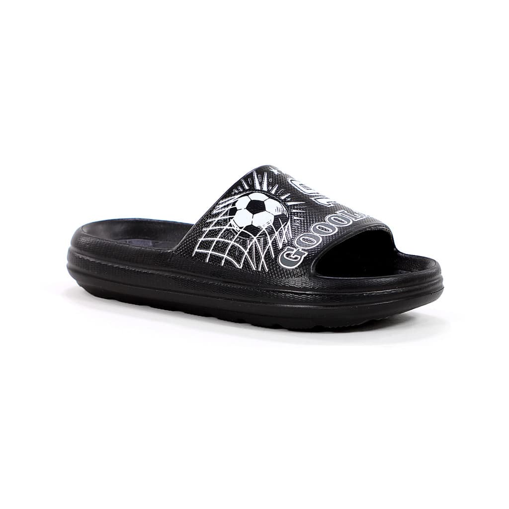 Chinelo Molekinho Slide Gol Preto - Infantil