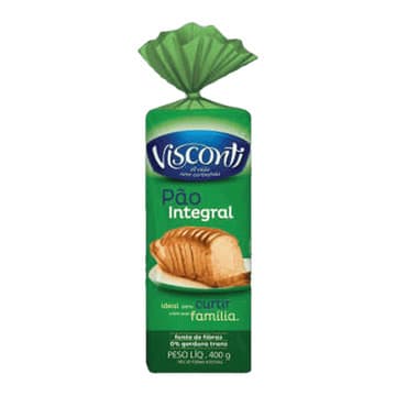 Visconti Pão de forma Integral 400g