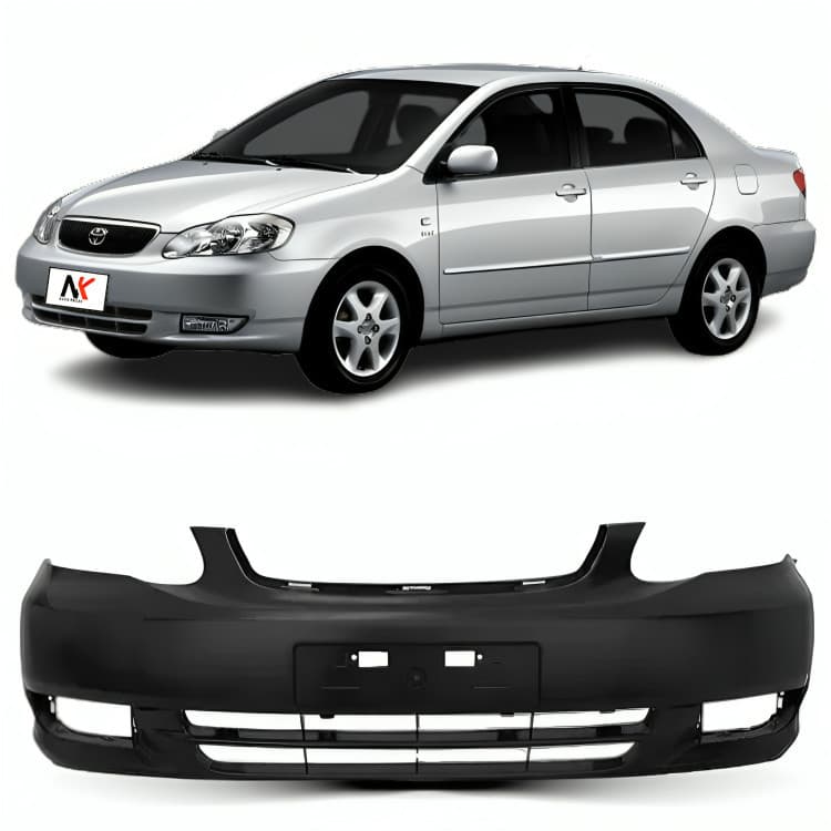 Parachoque Dianteiro Corolla 2002 2003 2004 Com Furo