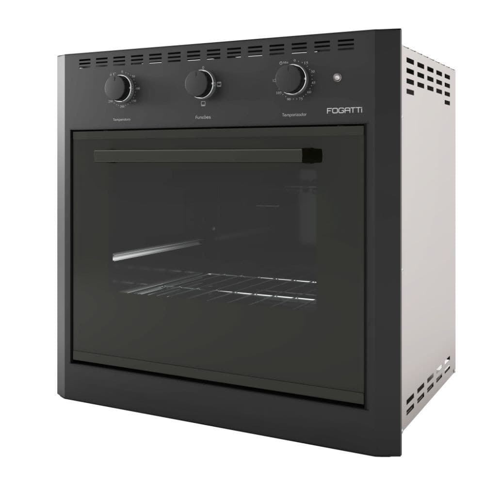 Forno Elétrico de Embutir 60 Litros Fogatti Black E60