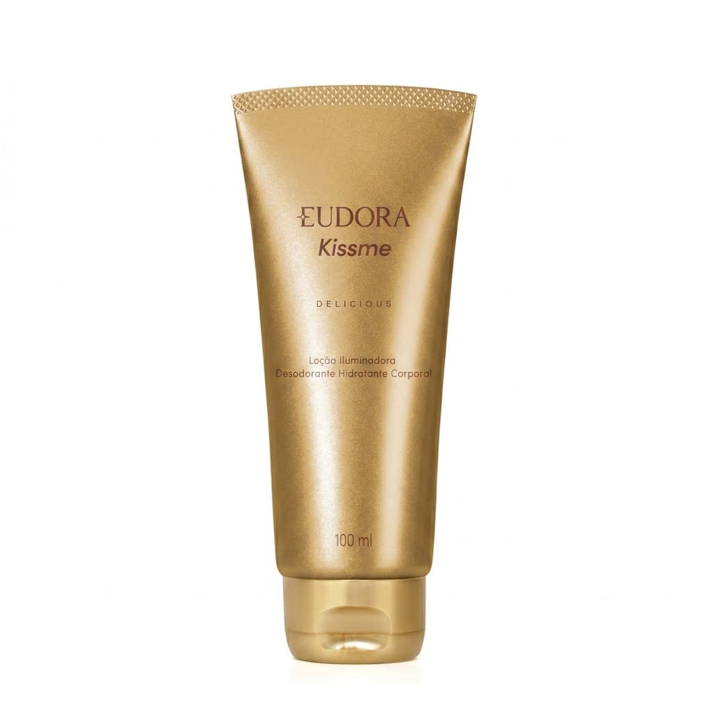 Loção Iluminadora Desodorante Hidratante Corporal Kiss Me Delicious 100ml