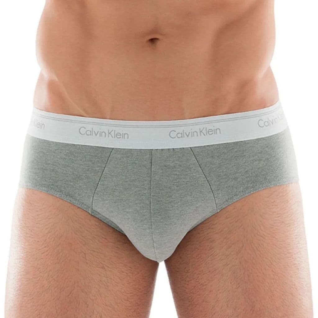 Kit com 2 Cuecas Slip Cotton Calvin Klein Kit Cueca Box Premium Cueca Masculina Algodão Original