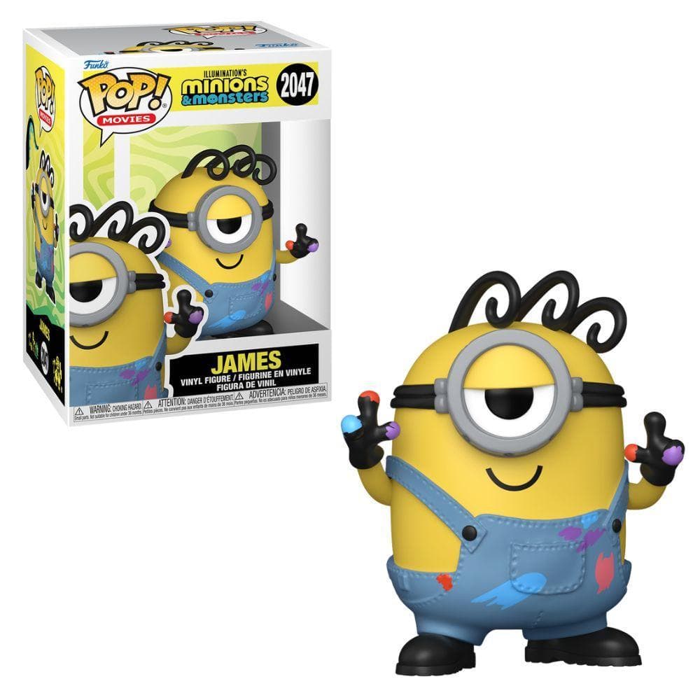 Boneco Funko Pop! Minions e Monstros - James