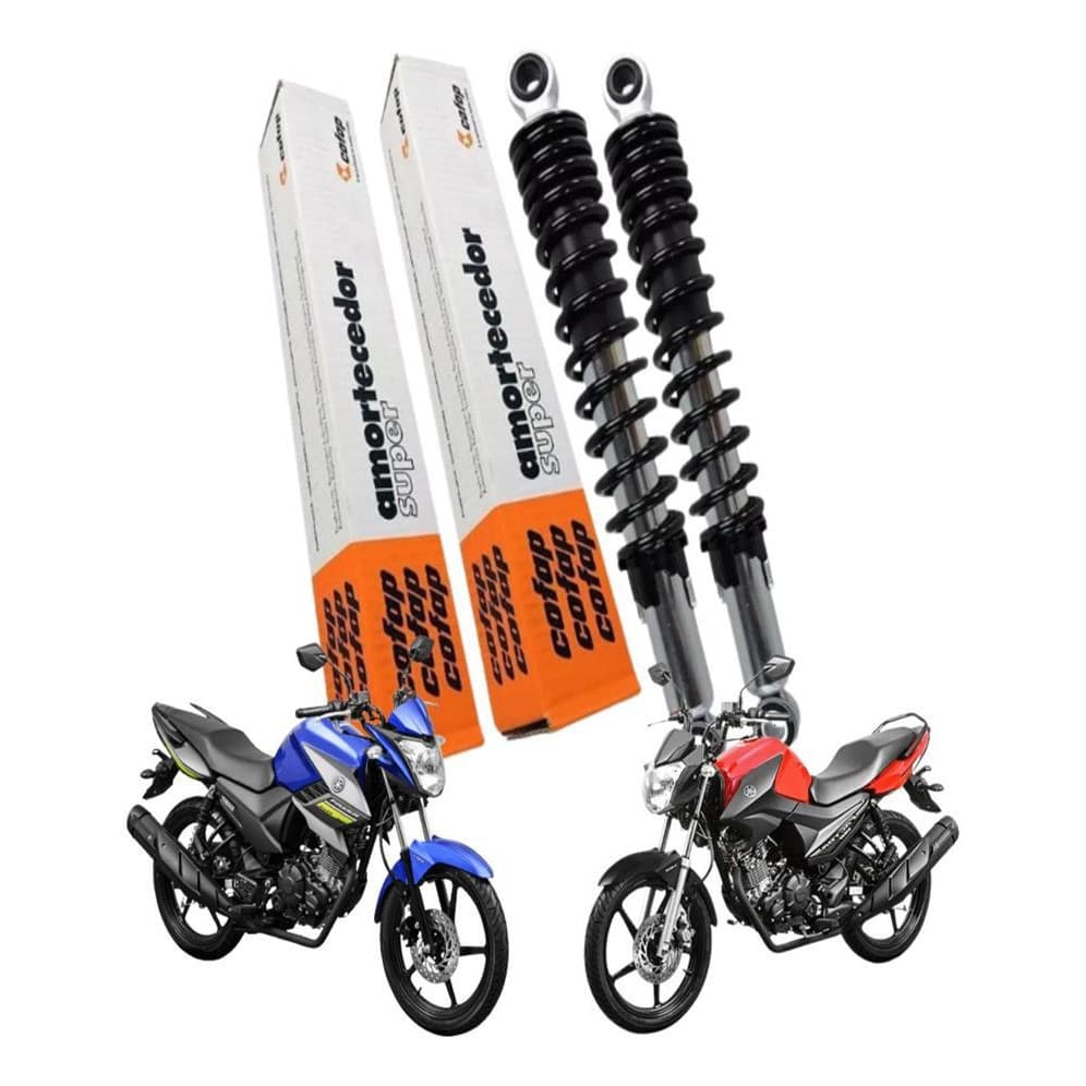 Par Amortecedor Traseiro Yamaha YBR 150 Factor 2015 2016 2017 2018 2019 A 2021 Original Cofap
