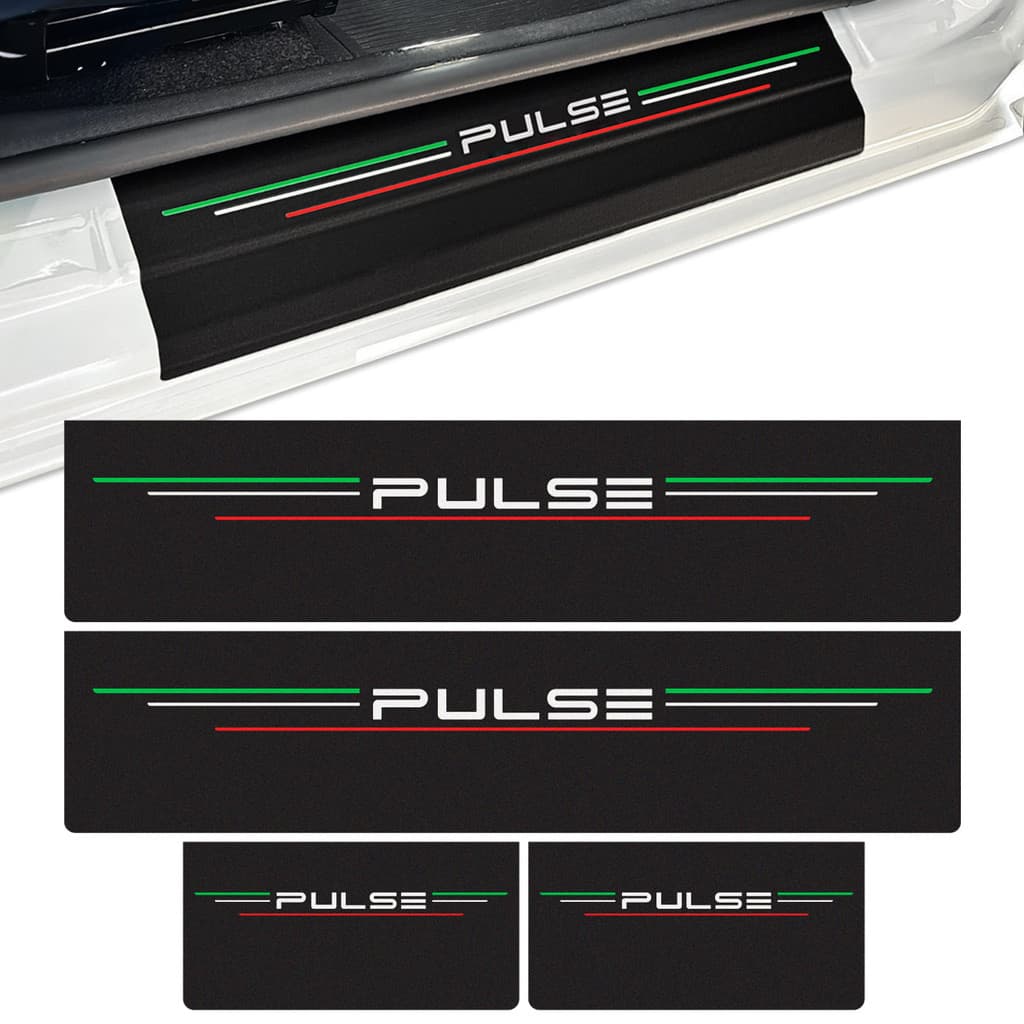 Soleira Da Porta Para Fiat Pulse 2025 Preto Texturizado