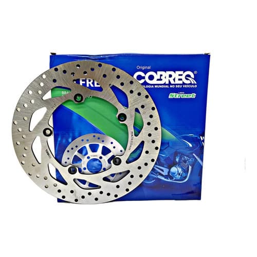 DISCO DE FREIO DIANTEIRO COBREQ 0030-DIS  YAMAHA FAZER 250 2018 EM DIANTE / FZ15 2023 EM DIANTE
