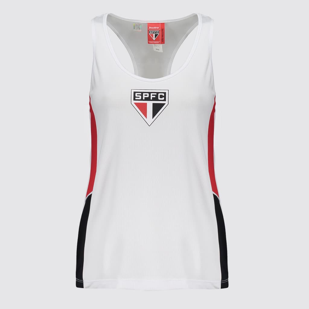 Regata São Paulo Soberano Feminino Branca