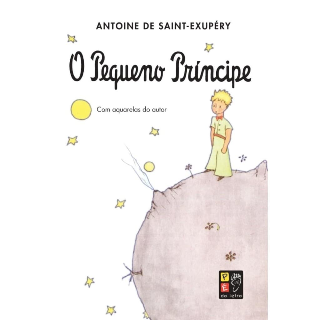 O  Pequeno Principe | Capa Brochura | Branco