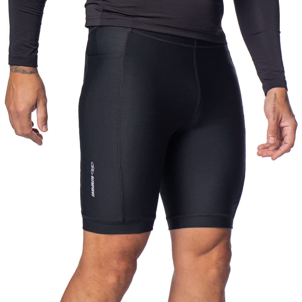 Bermuda Masculina Olympikus Funcional Flex Compression Preto