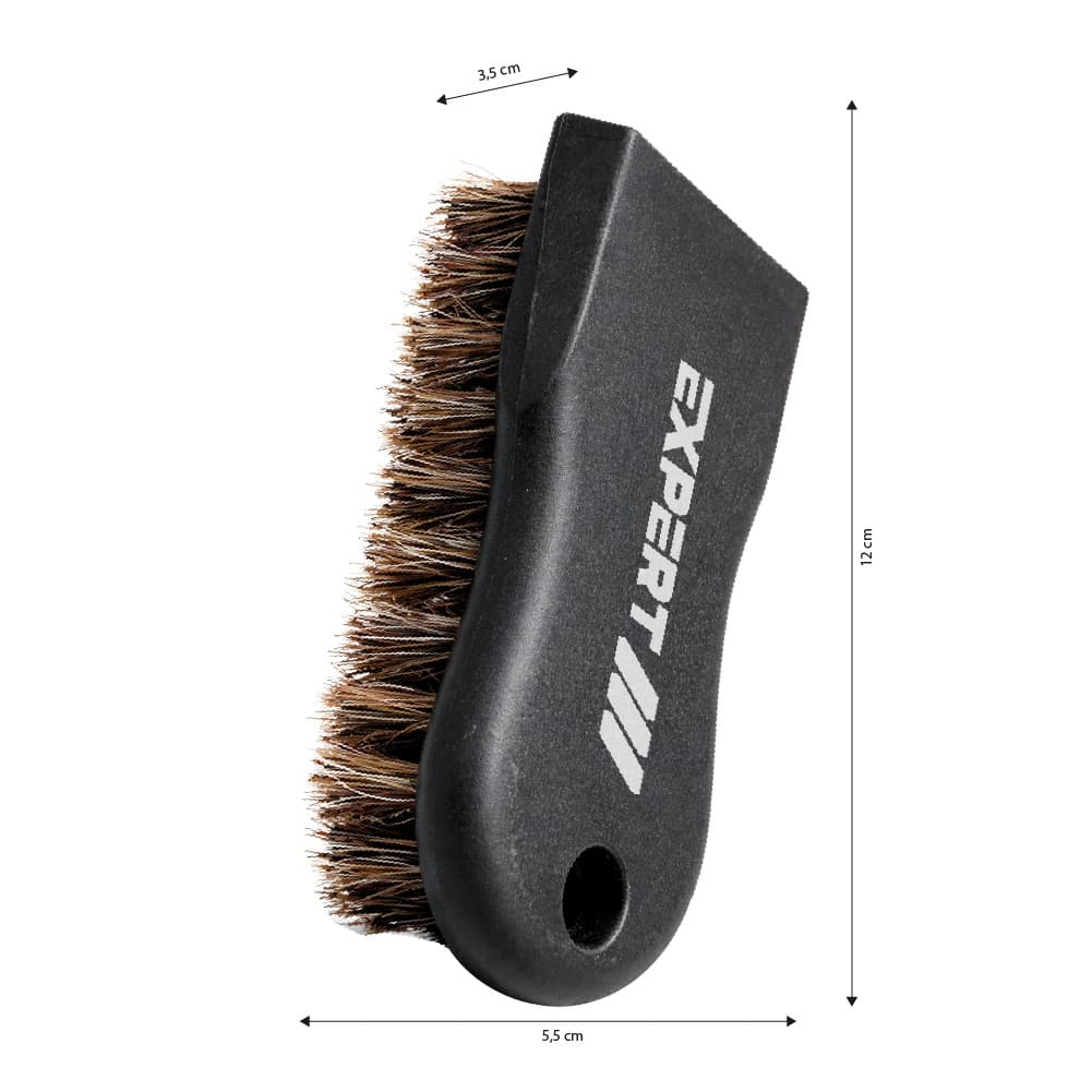 Escova Para Limpeza De Bancos Cerdas Naturais Media Expert