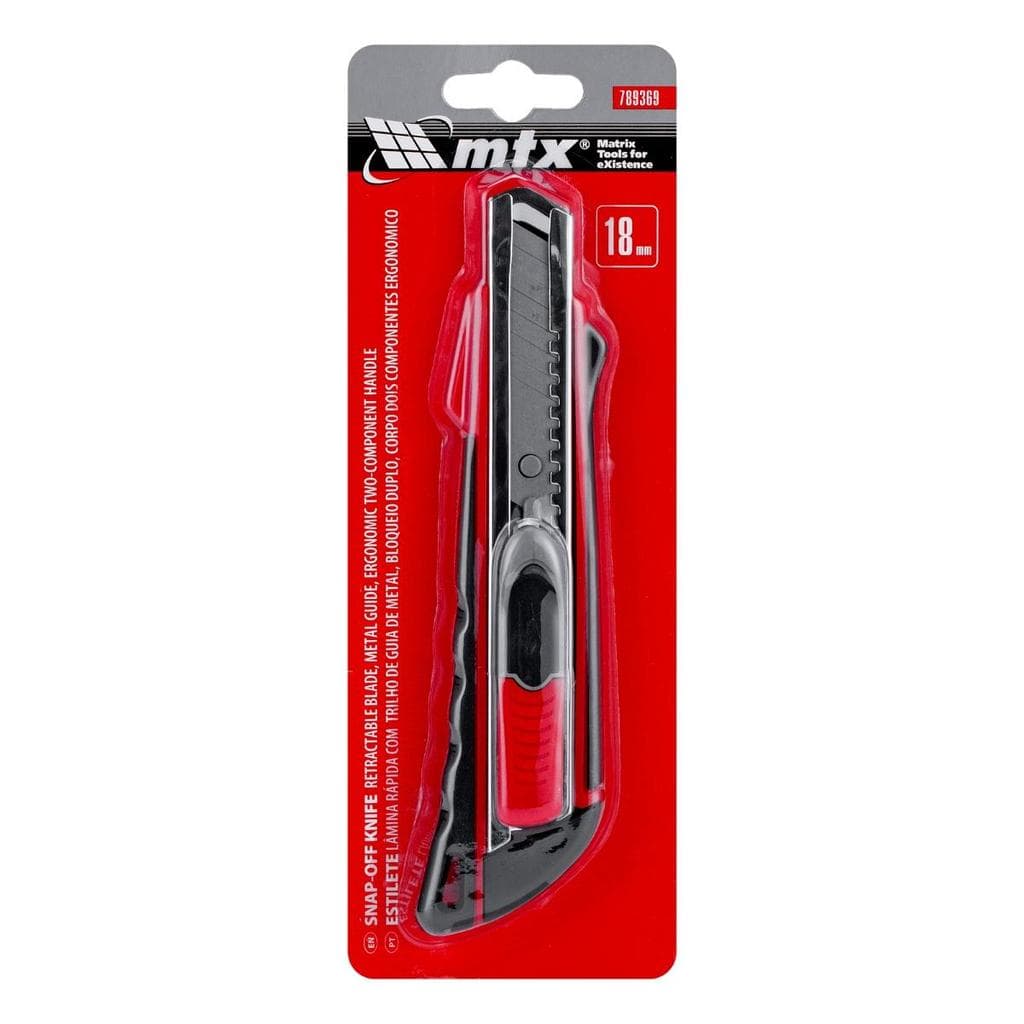 Estilete Profissional Mtx Lâmina Retrátril 18 mm 1 Peça