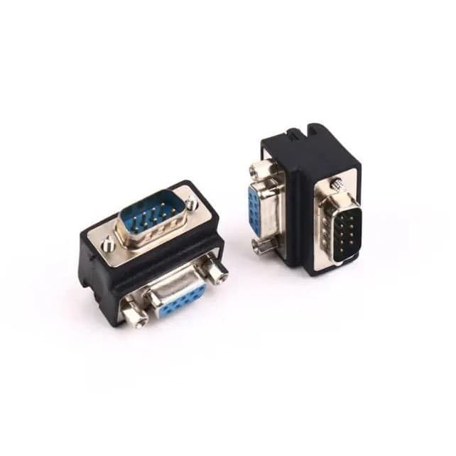 Adaptador Vga M/F 90 Graus 15 Pinos para PC/Notebook