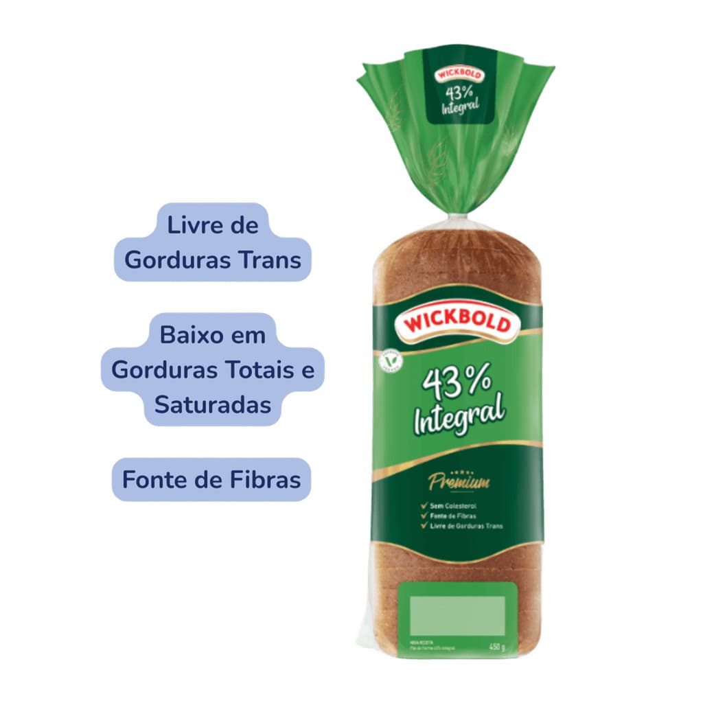 Wickbold Pão de forma integral 450g
