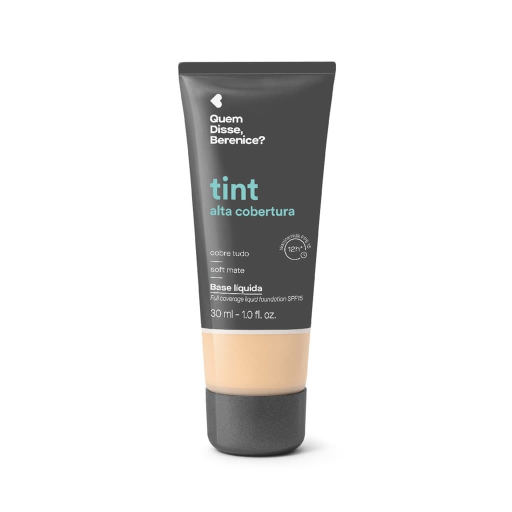 Base Líquida Tint Alta Cobertura Cor 130Q 30ml