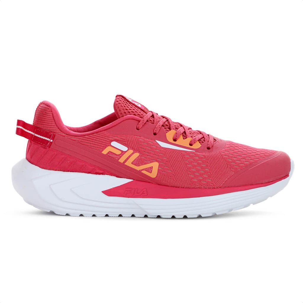 Tênis Fila Diffusion Rosa Azalea Branco e Laranja - Feminino