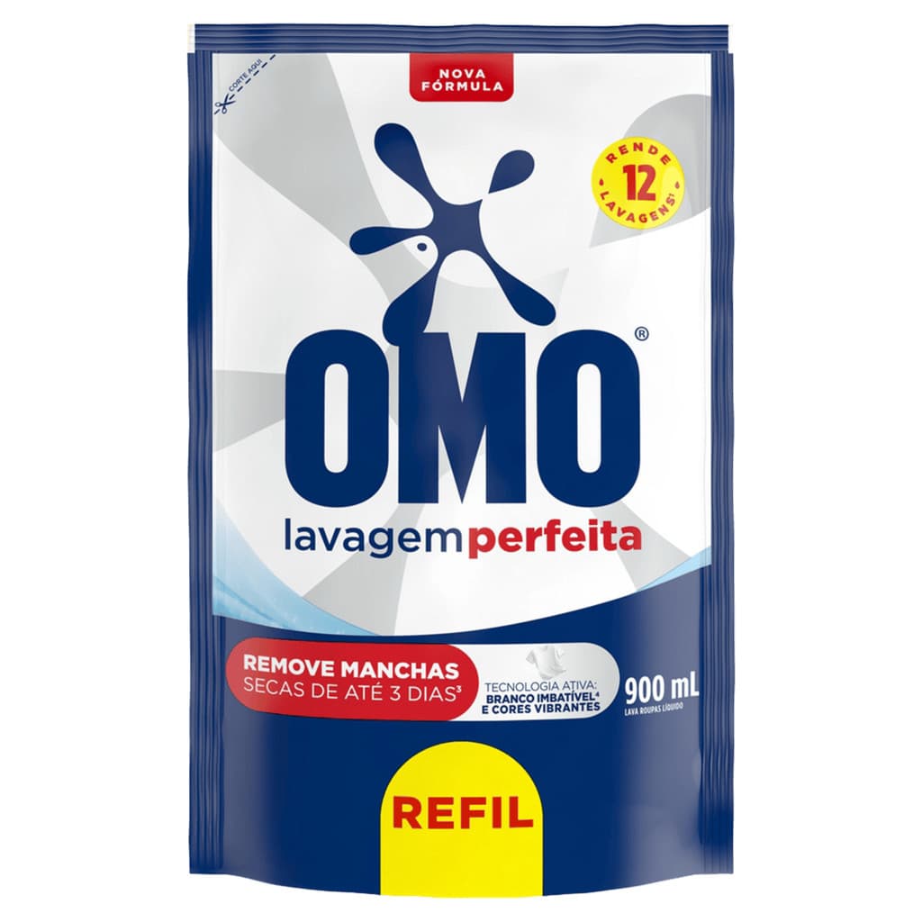 Omo Sabão líquido Refil 900ml