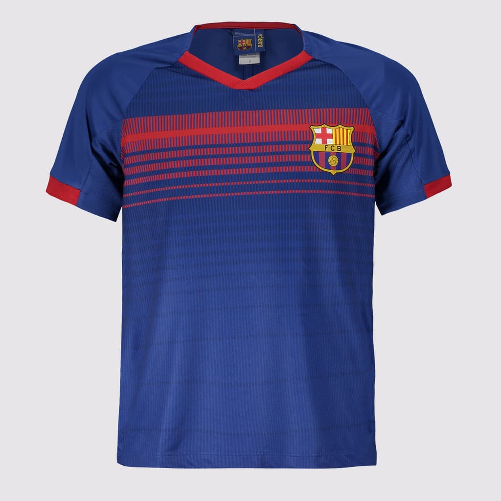 Camisa Barcelona Wemix Infantil Azul