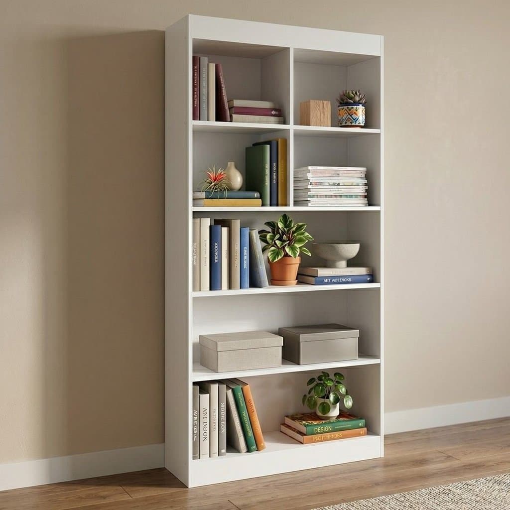 Estante Multiuso para Livros 183x94cm Magnólia Yescasa Branco 94