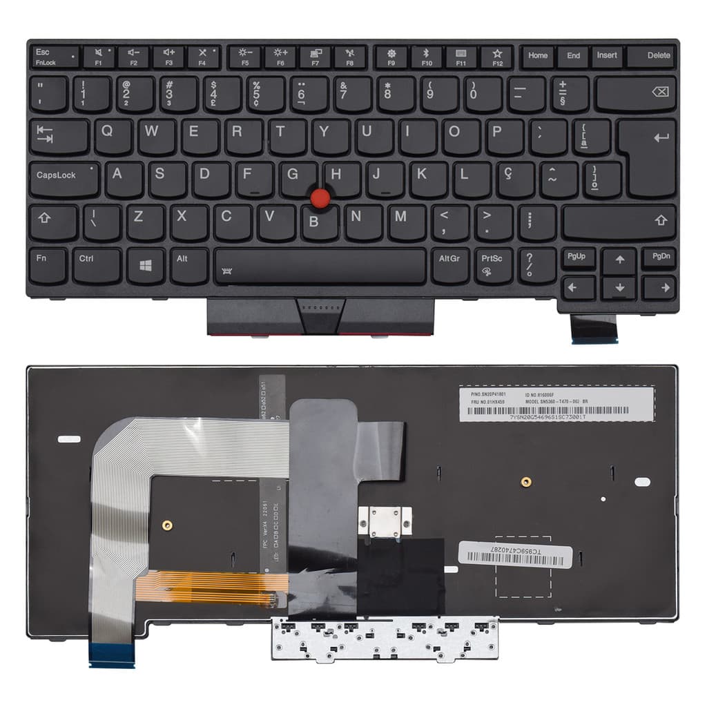 Teclado para Notebook Lenovo Thinkpad T470