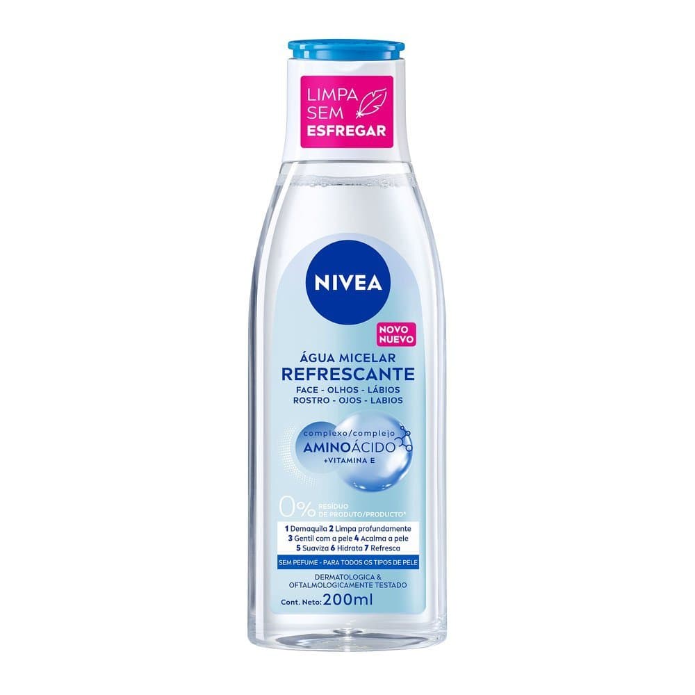 Água Micelar Nivea Solução De Limpeza Facial 7 Em 1 200ml