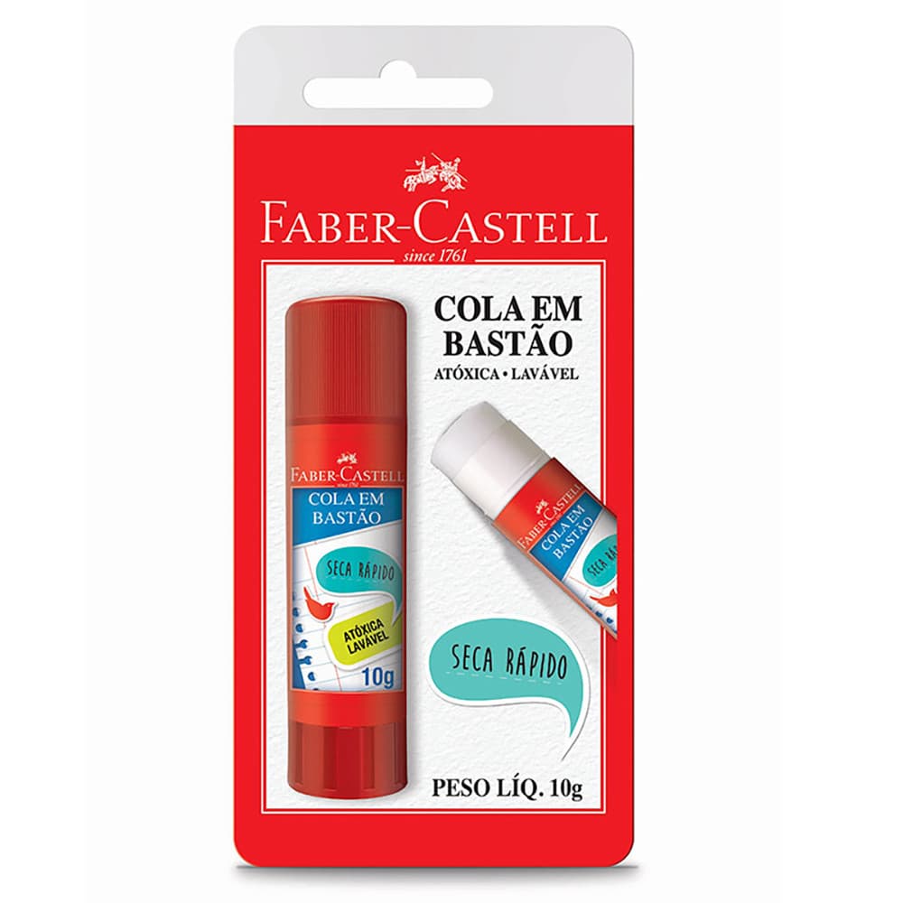 Cola bastão 10g SM/8110\372911 com 1 unidade Faber-Castell