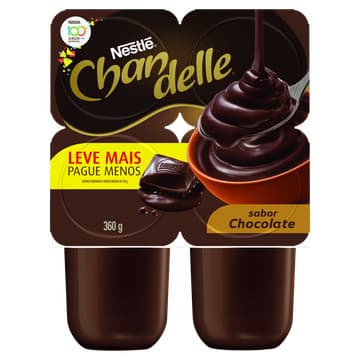 Chandelle Sobremesa láctea de chocolate Nestlé 360g