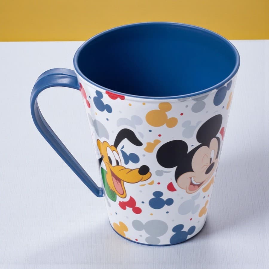 Caneca de Plástico Mickey Mouse Azul - 360ml - Disney Original - 1 unidade - Plasútil - Rizzo