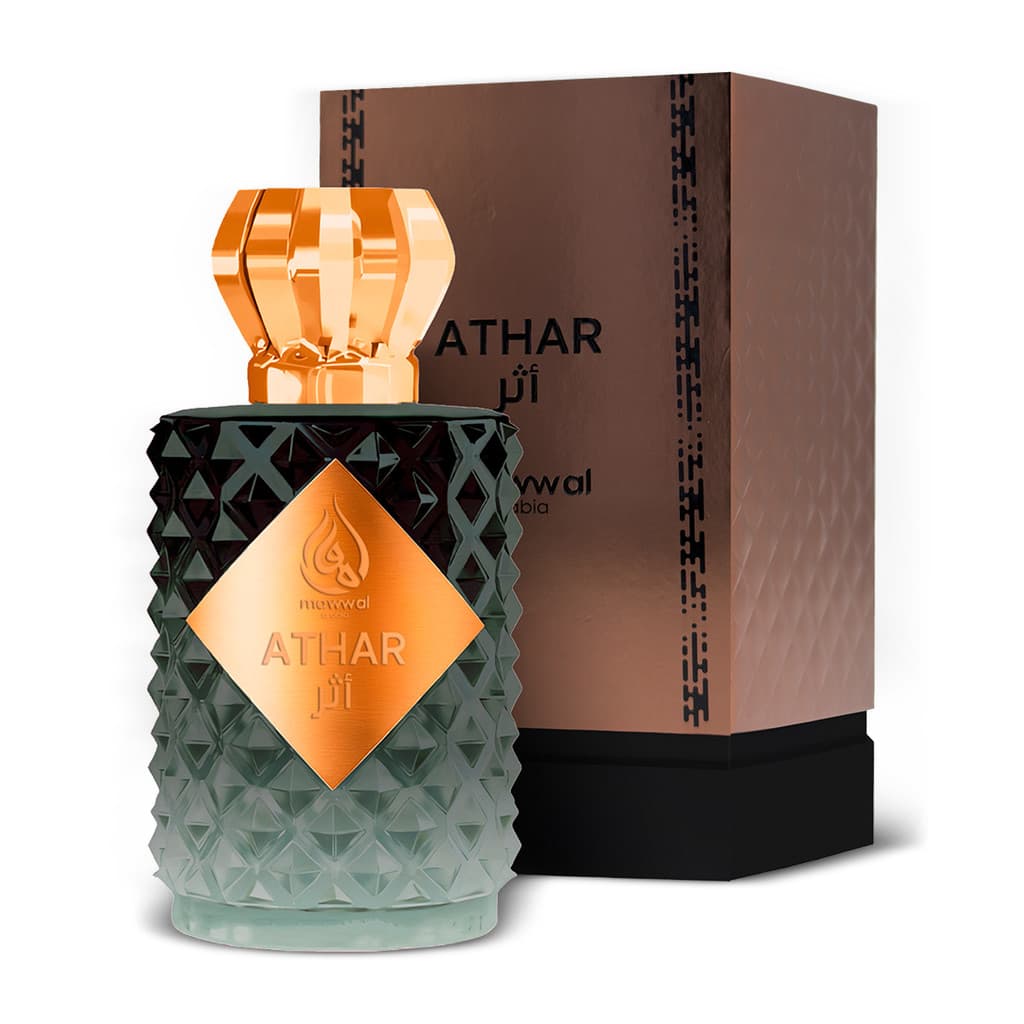 Perfume Árabe Mawwal Athar Masculino 100ml Eau de Parfum Fragrâncias quentes, Intensas e Envolventes