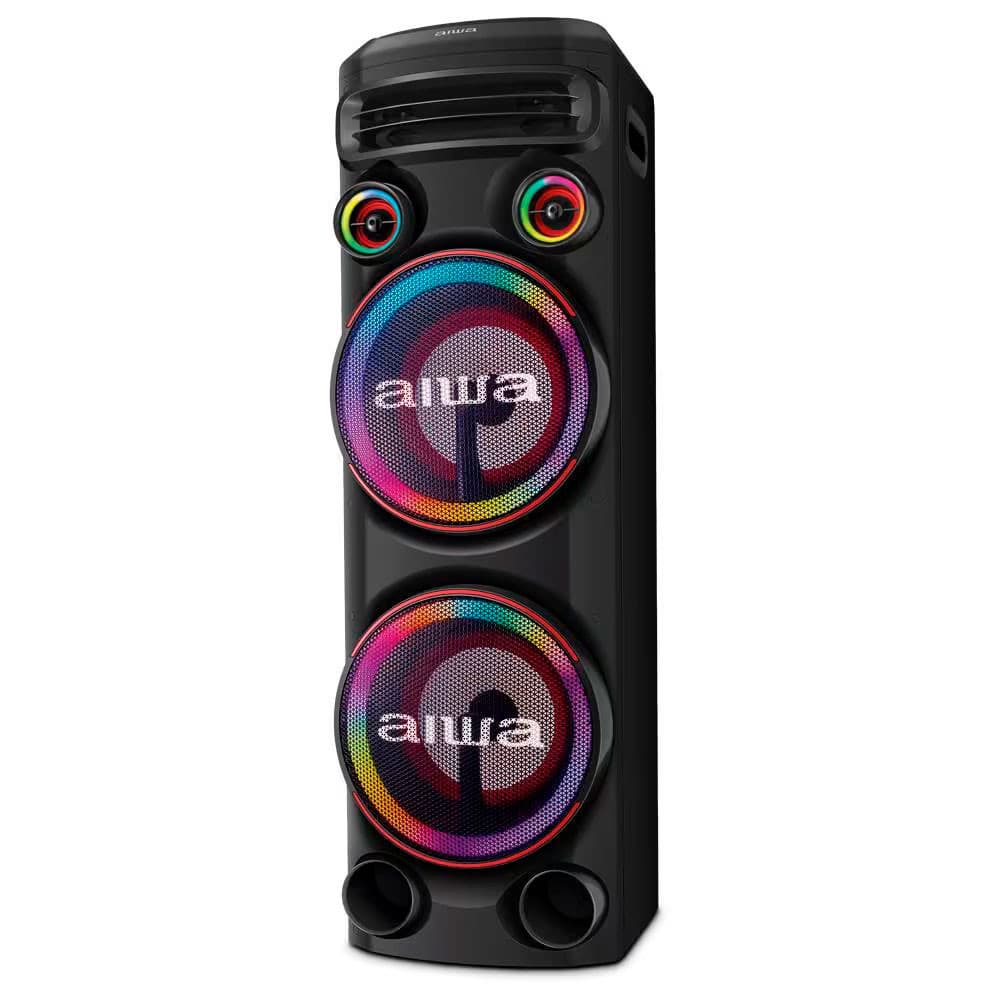 Torre de Som T2W-02 2300W Woofers 10 Bluetooth RGB AIWA