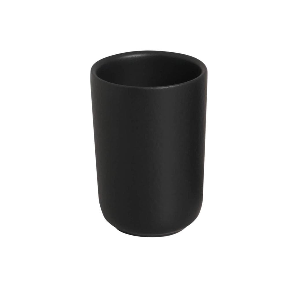 Conjunto com 4 Copos Neo Stoneware Preto Matte 220ml